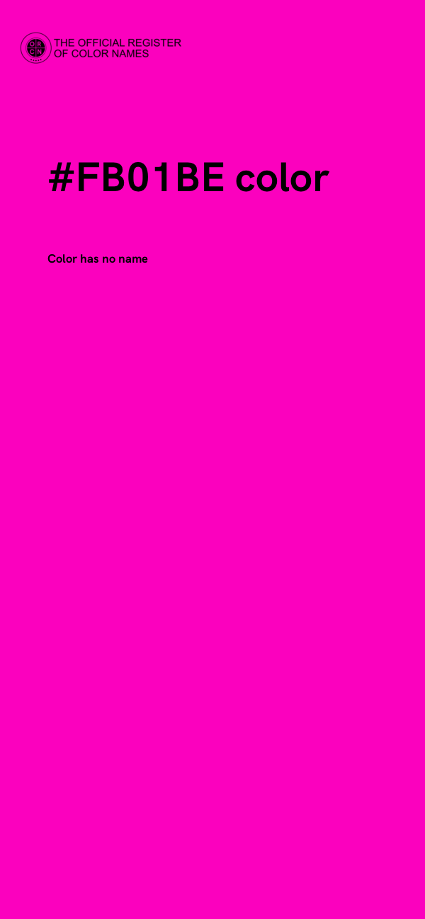 #FB01BE color image