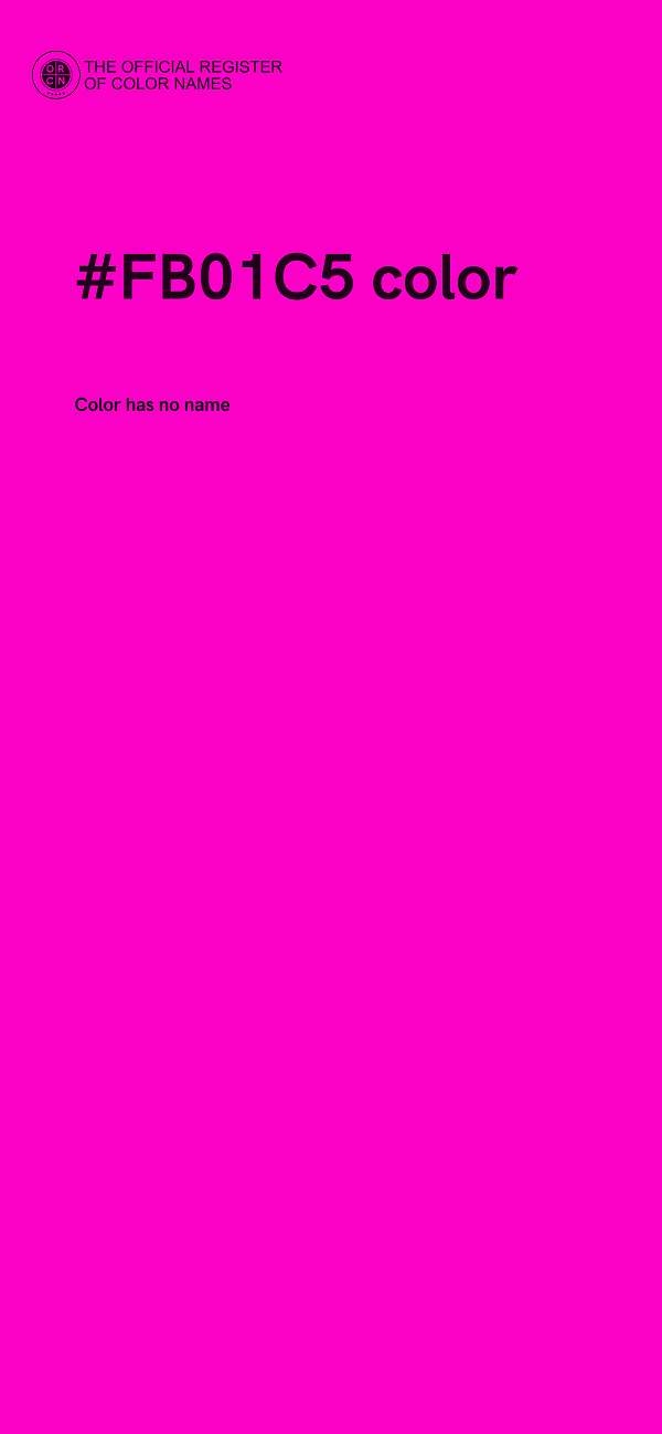 #FB01C5 color image