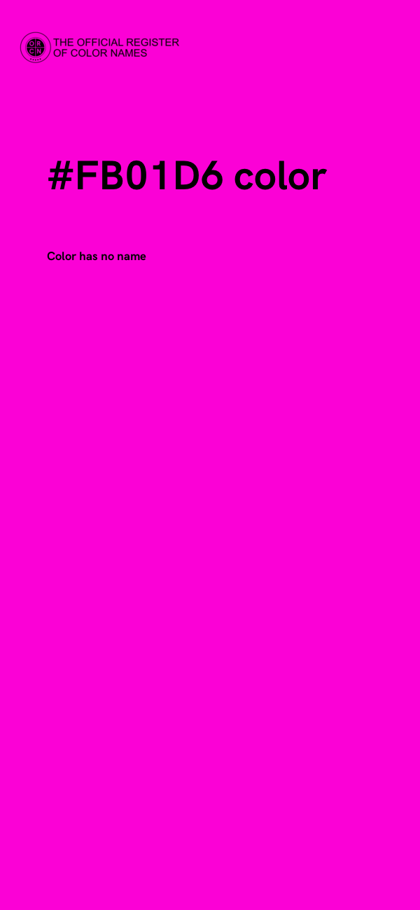 #FB01D6 color image