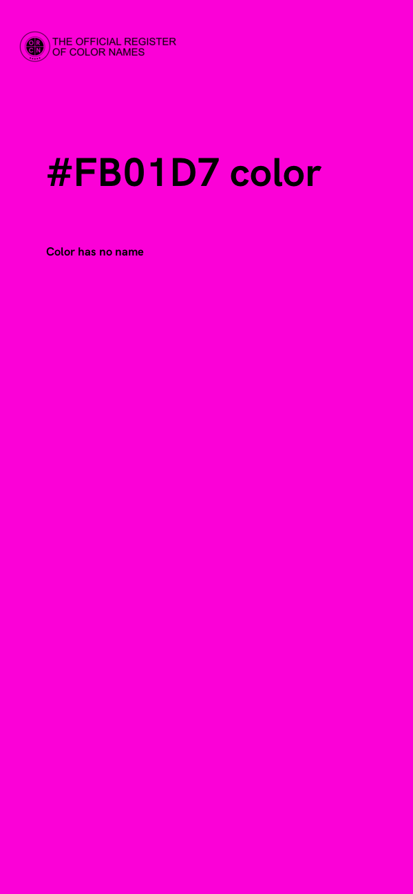 #FB01D7 color image