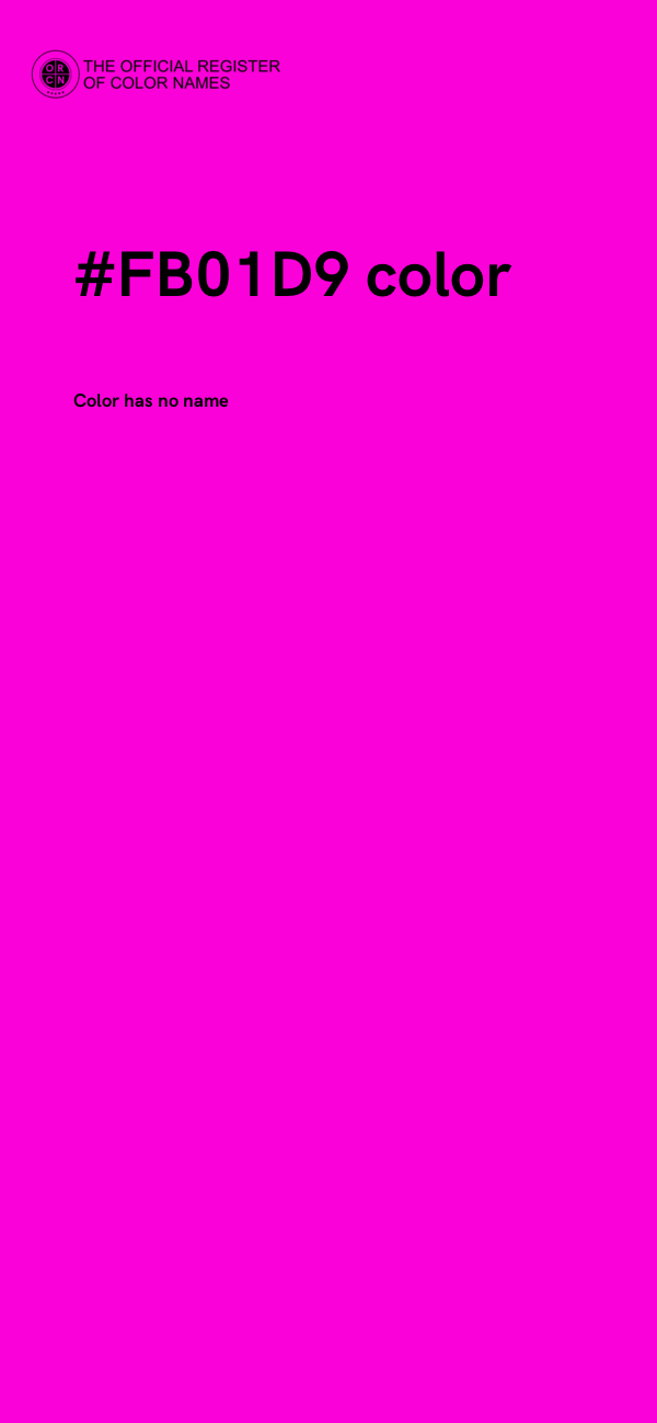 #FB01D9 color image