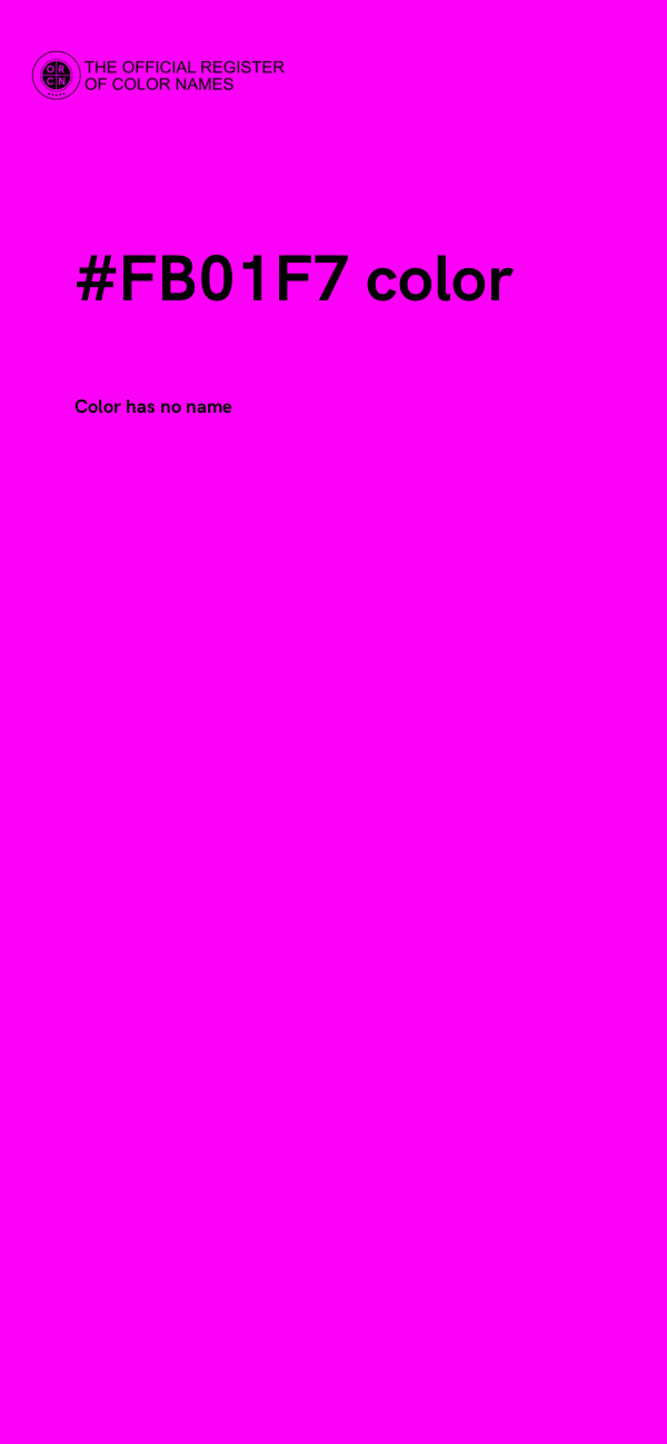 #FB01F7 color image