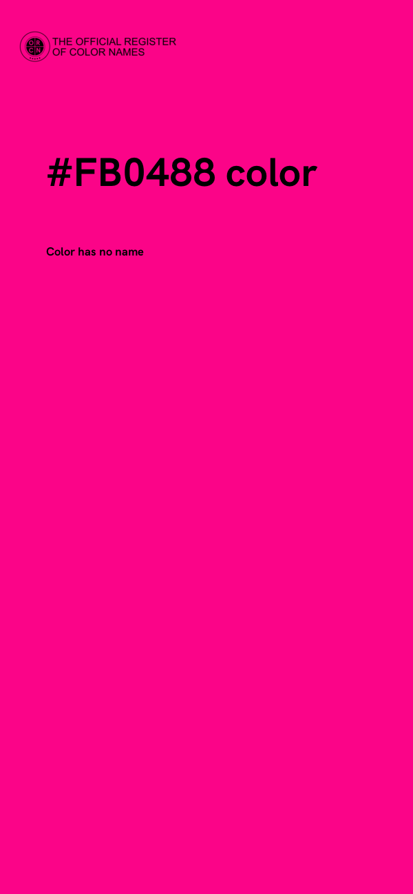 #FB0488 color image