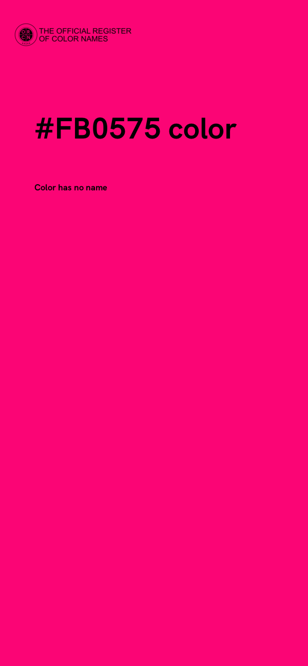 #FB0575 color image