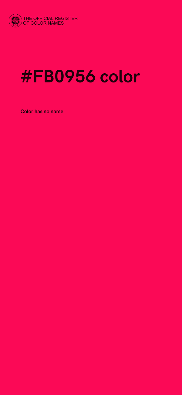 #FB0956 color image