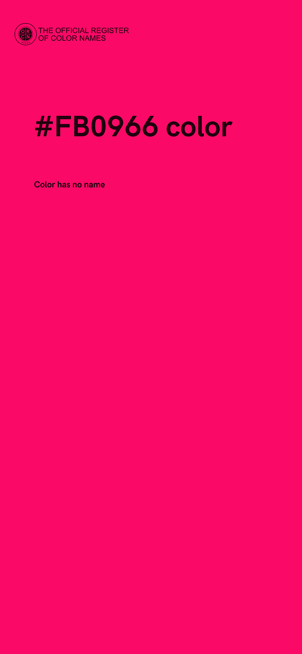 #FB0966 color image