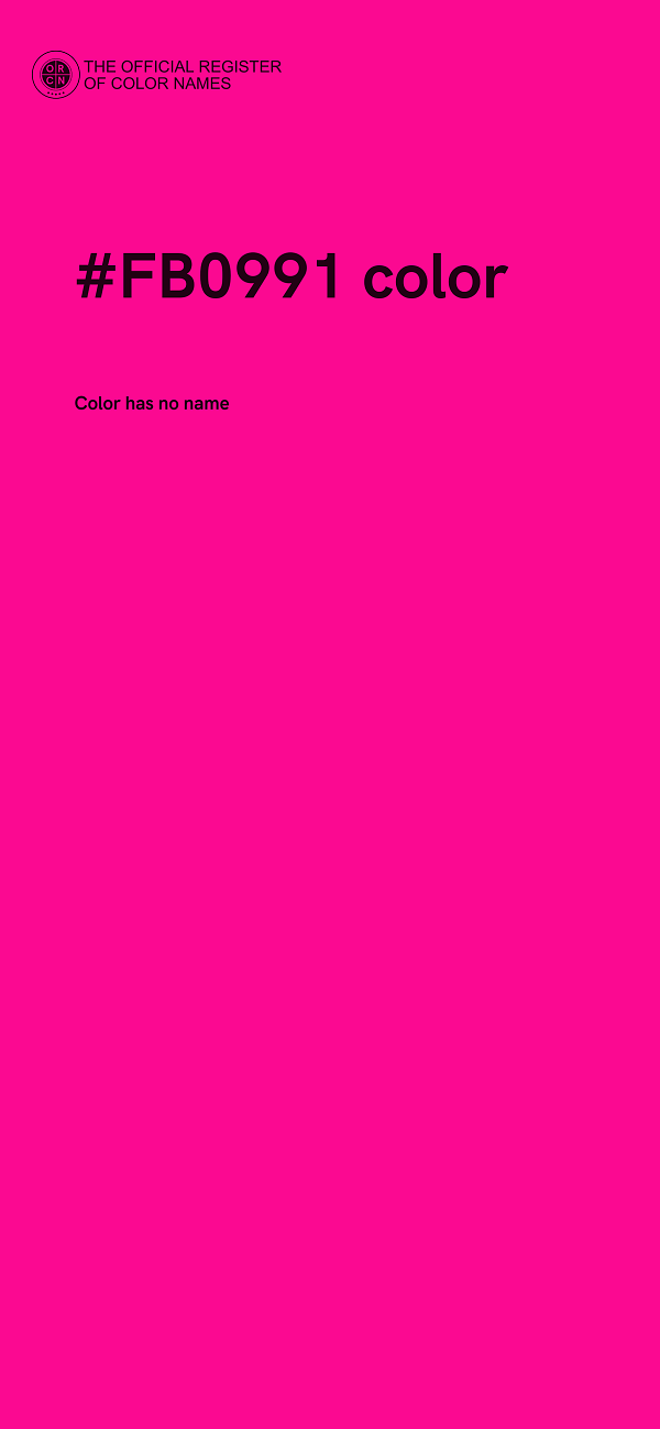 #FB0991 color image