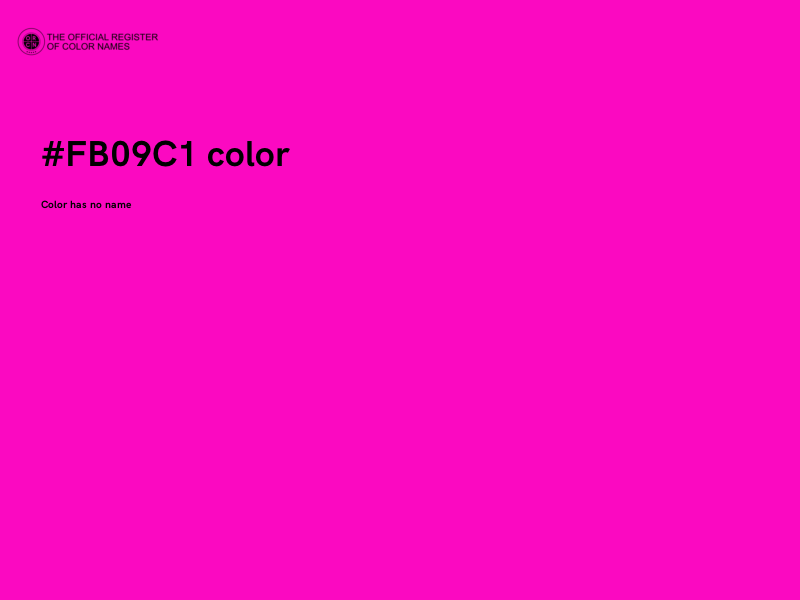 #FB09C1 color image