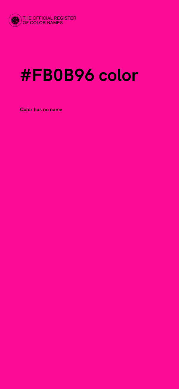 #FB0B96 color image
