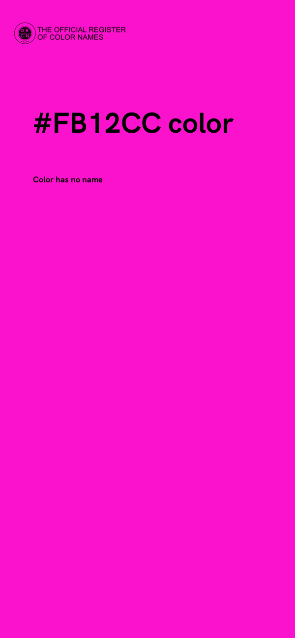 #FB12CC color image