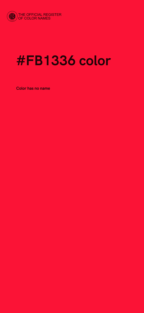 #FB1336 color image