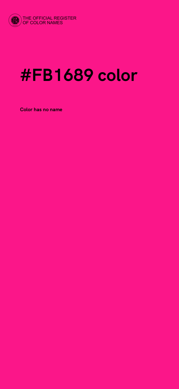 #FB1689 color image