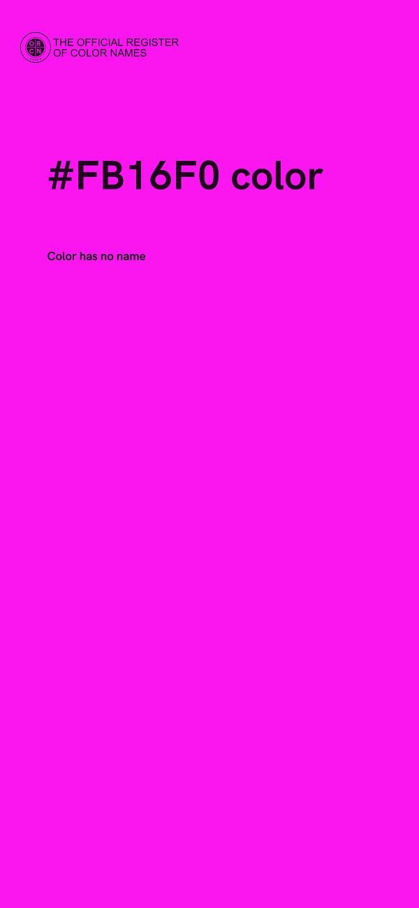 #FB16F0 color image