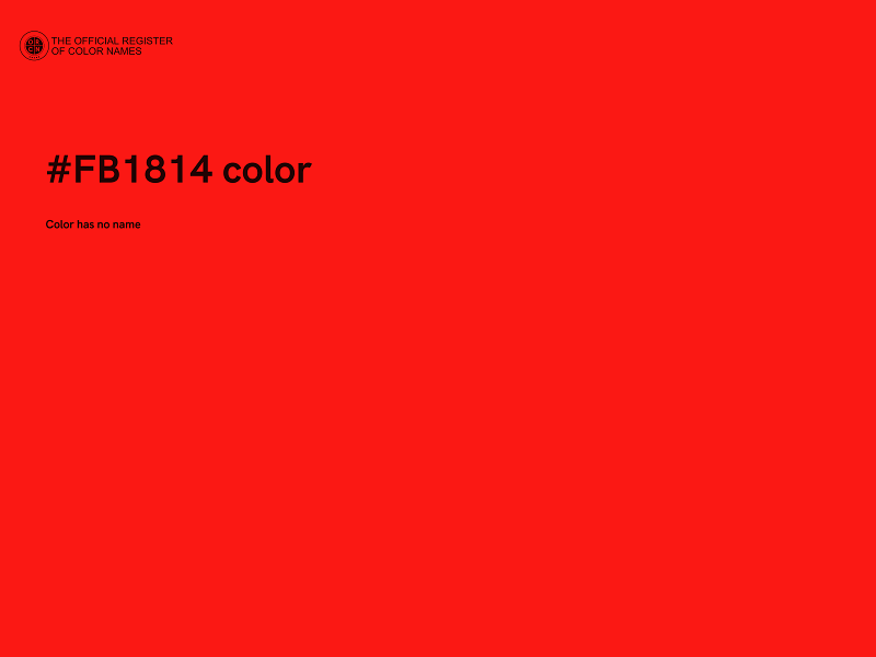 #FB1814 color image