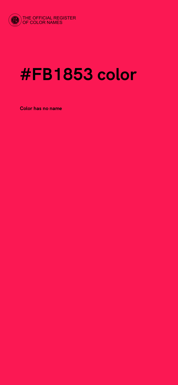 #FB1853 color image