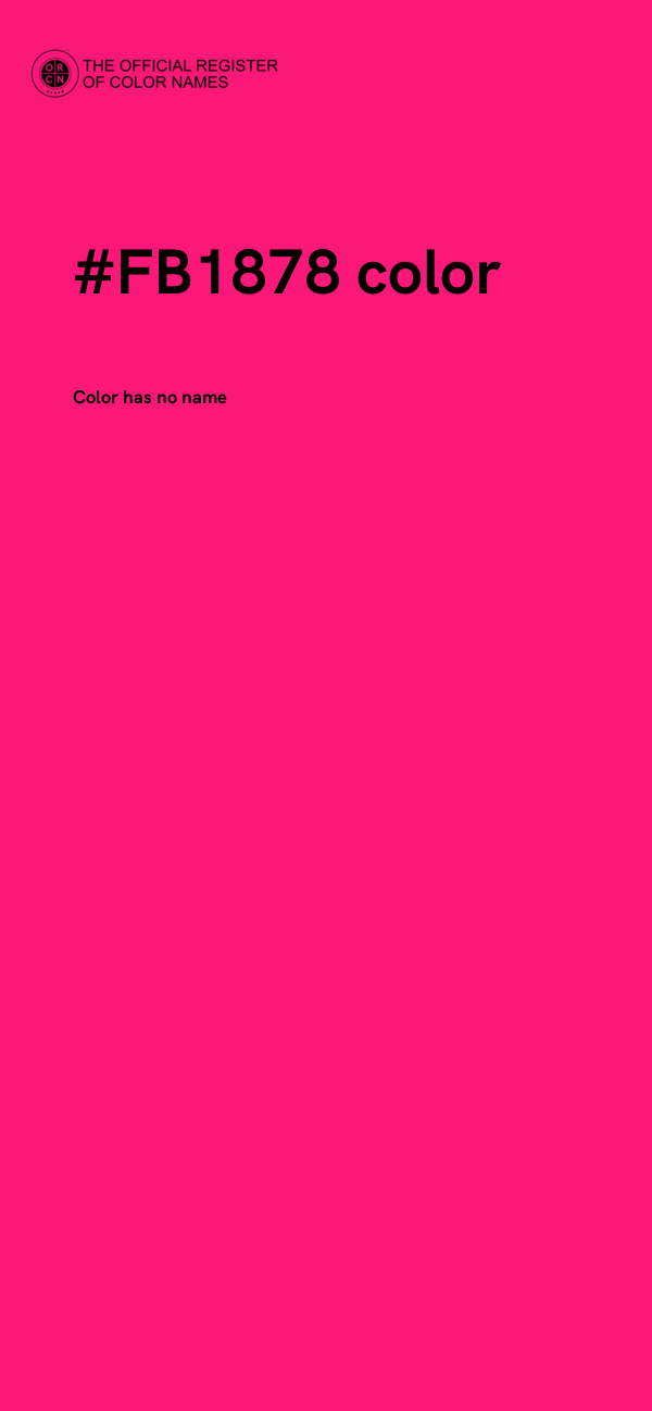 #FB1878 color image
