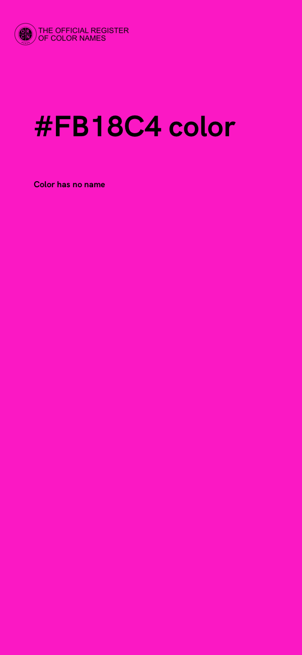 #FB18C4 color image