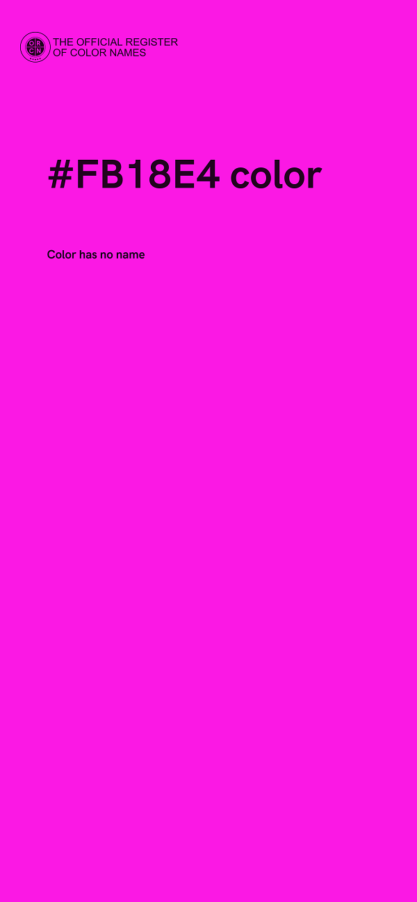 #FB18E4 color image