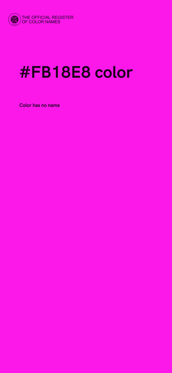 #FB18E8 color image