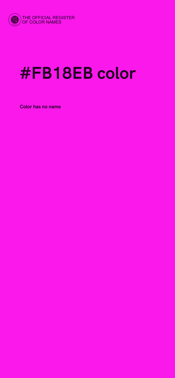 #FB18EB color image