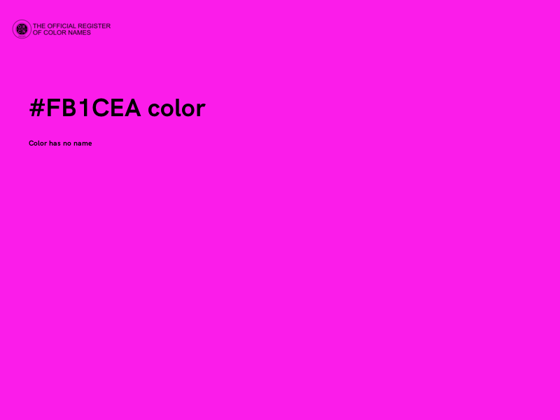 #FB1CEA color image