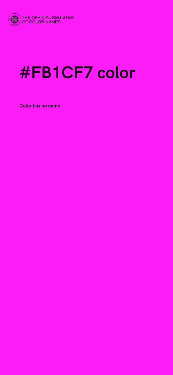 #FB1CF7 color image