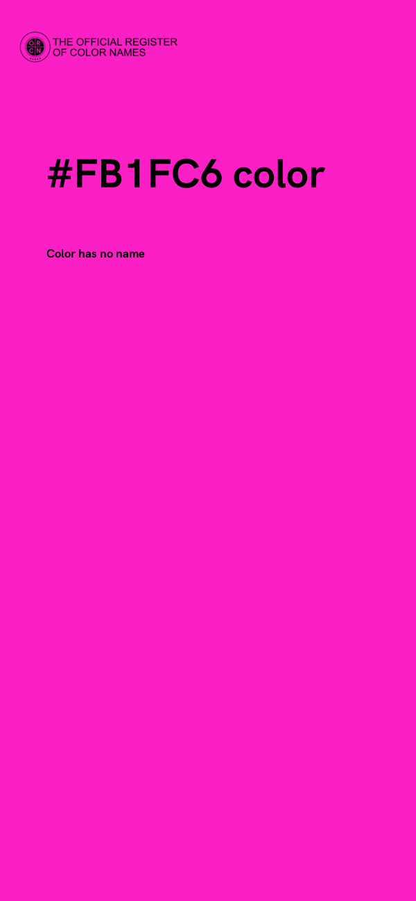#FB1FC6 color image