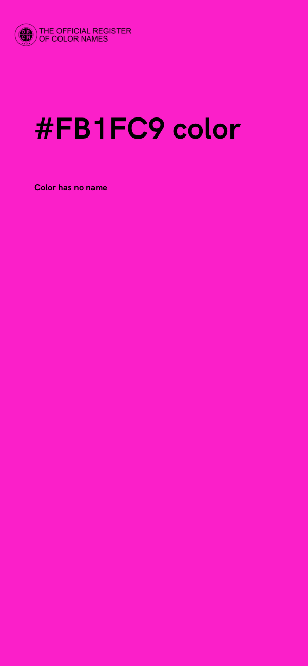 #FB1FC9 color image