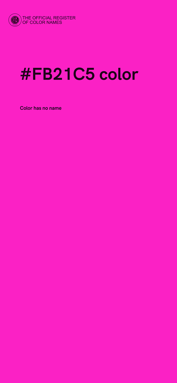 #FB21C5 color image