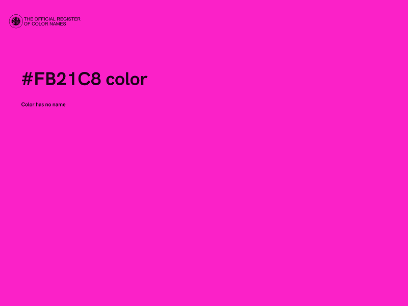 #FB21C8 color image