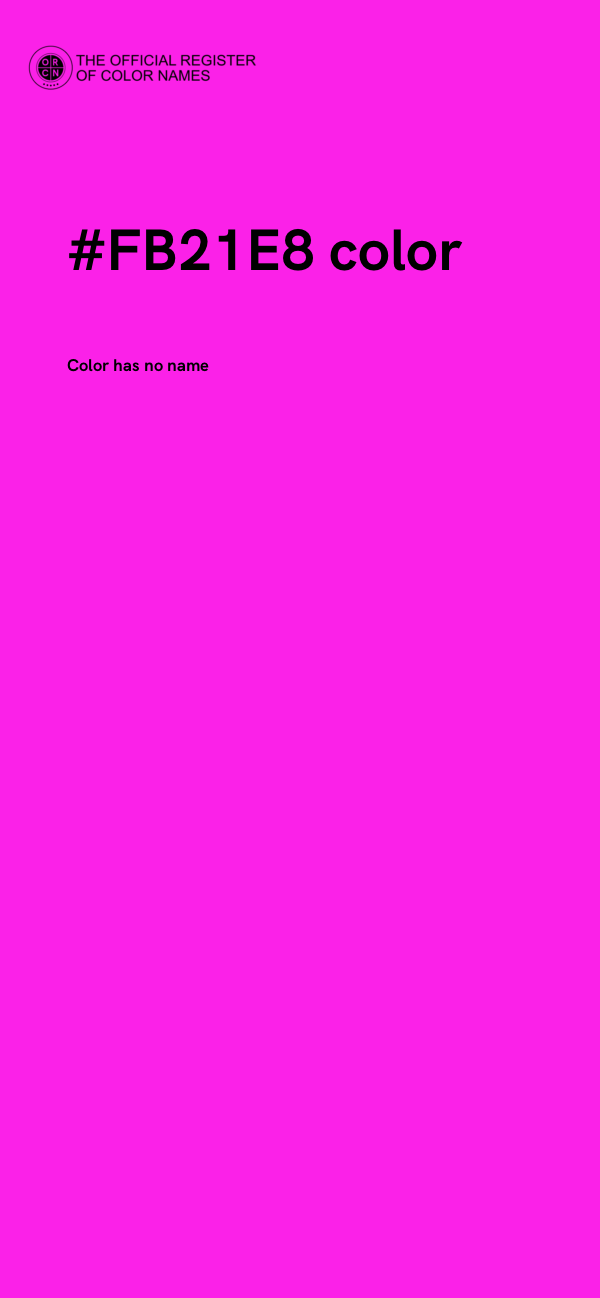 #FB21E8 color image