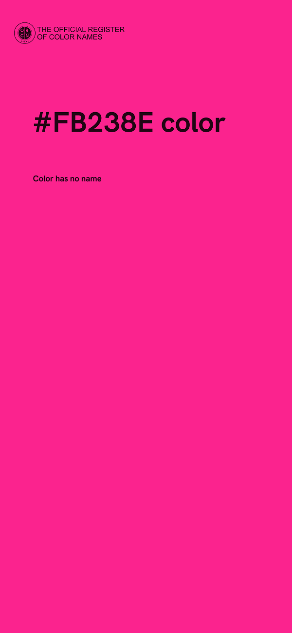 #FB238E color image