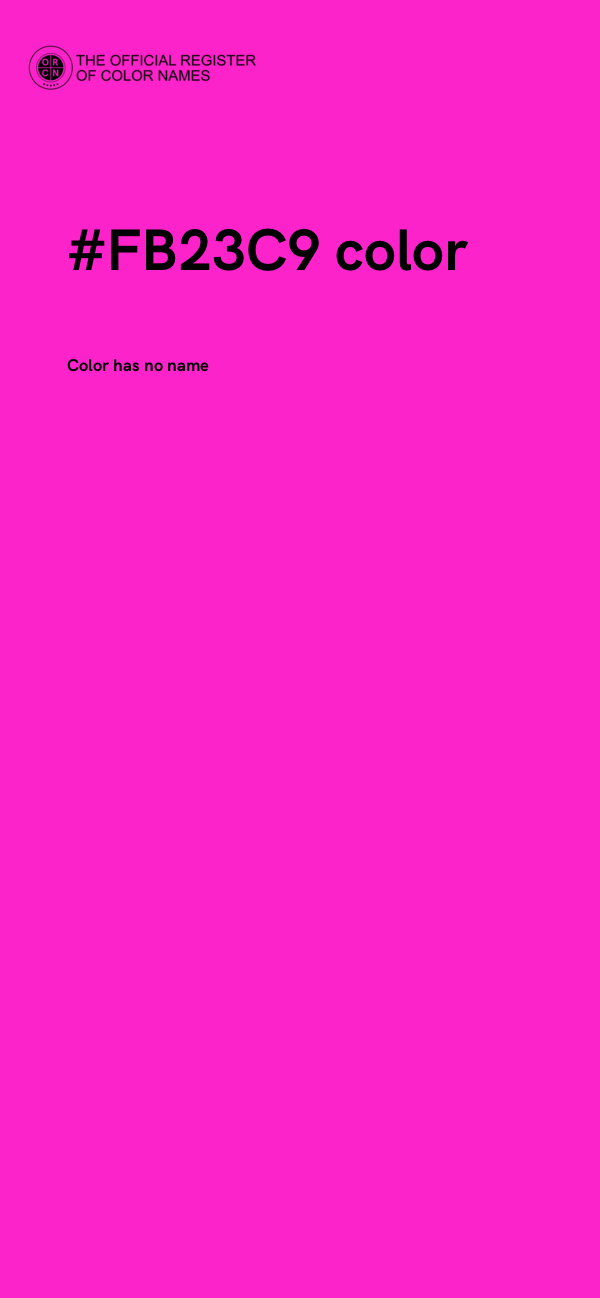 #FB23C9 color image