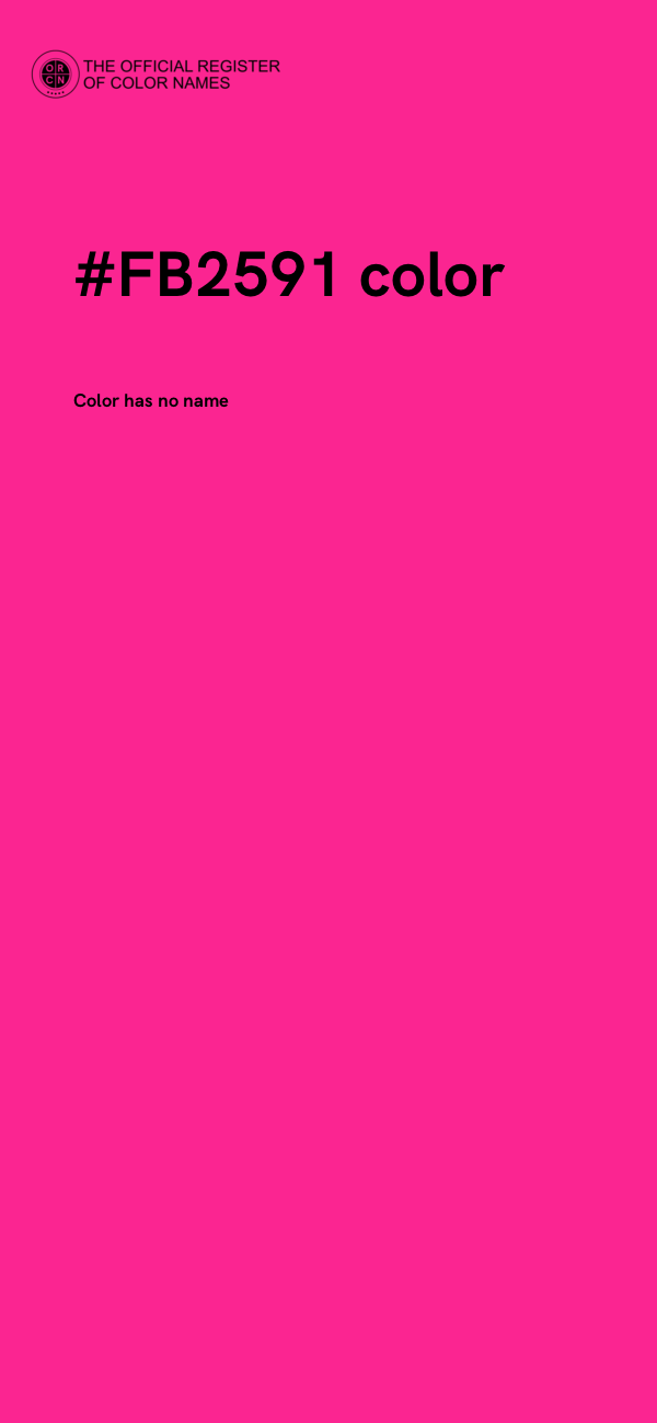 #FB2591 color image