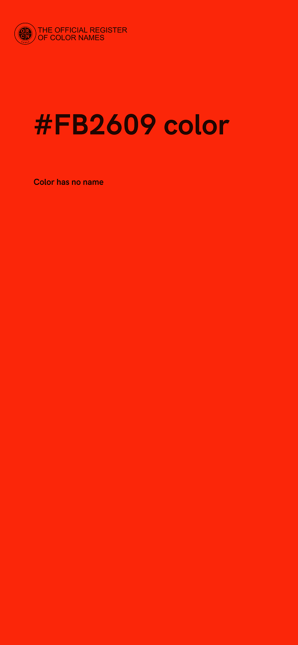 #FB2609 color image