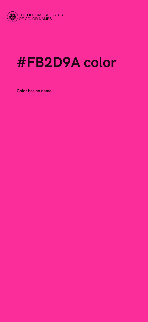 #FB2D9A color image