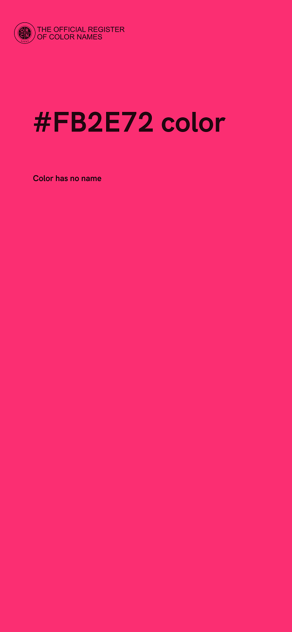 #FB2E72 color image