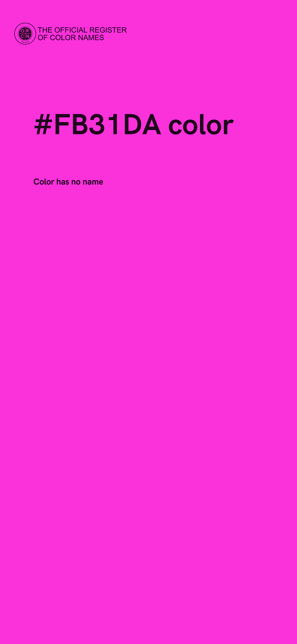 #FB31DA color image