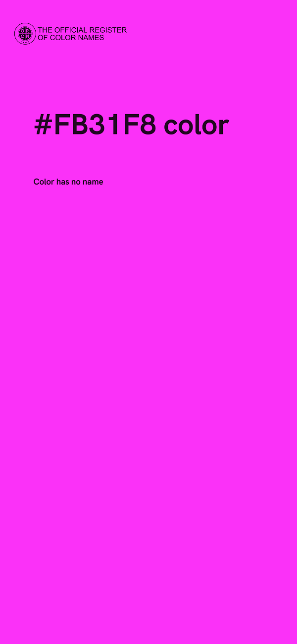 #FB31F8 color image