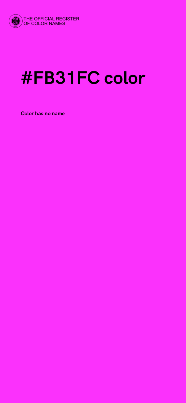 #FB31FC color image