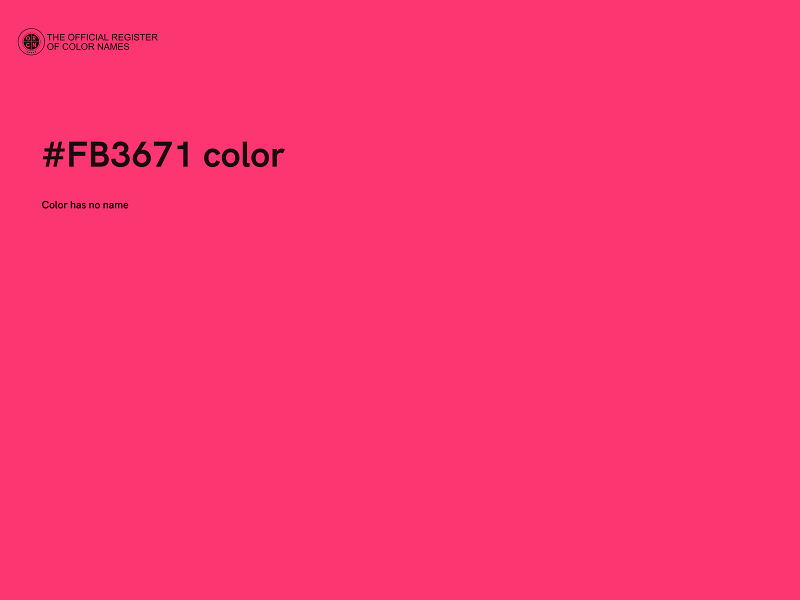 #FB3671 color image