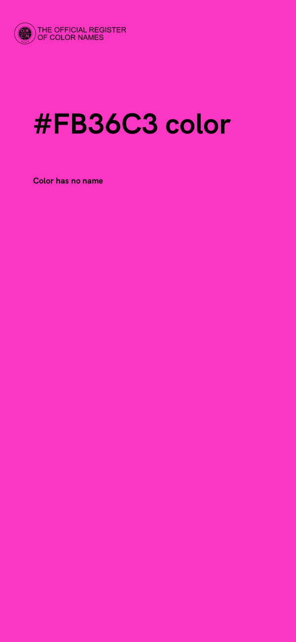 #FB36C3 color image