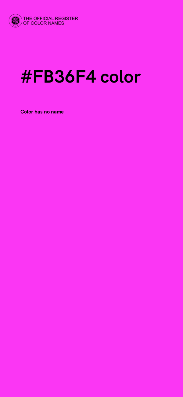 #FB36F4 color image