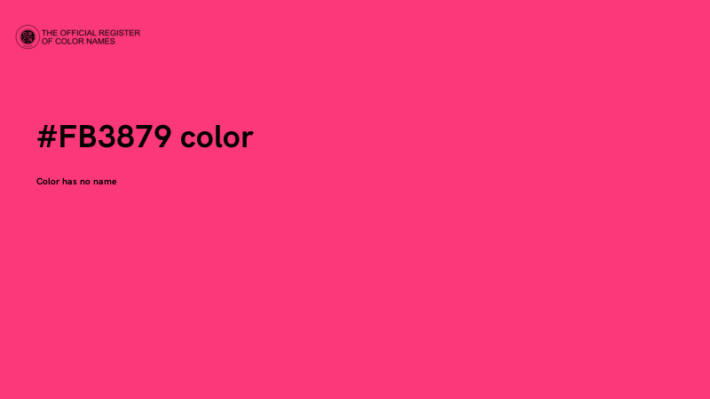 #FB3879 color image