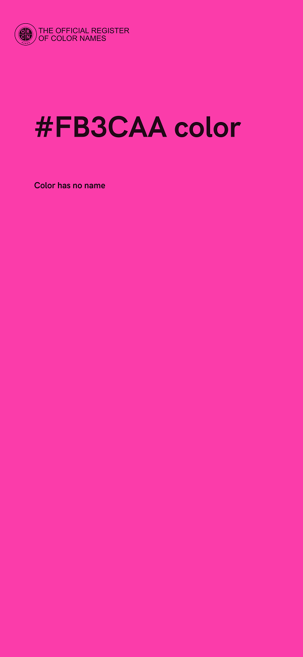 #FB3CAA color image