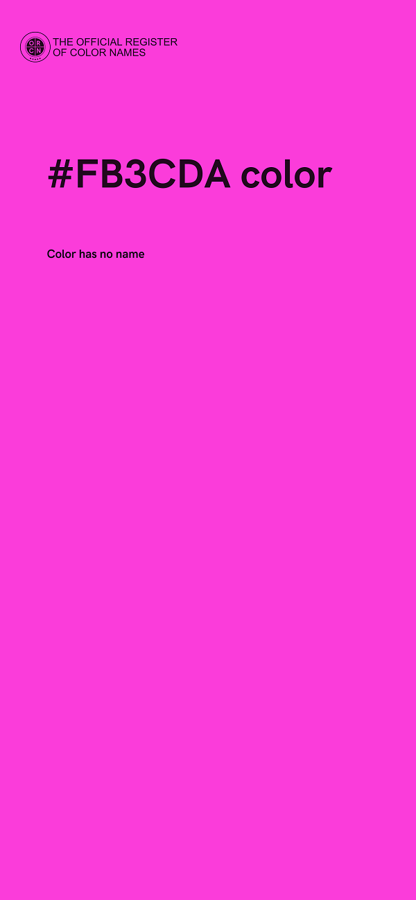 #FB3CDA color image