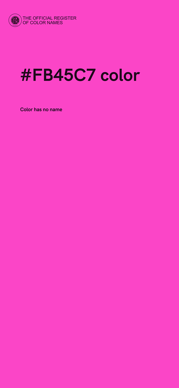 #FB45C7 color image
