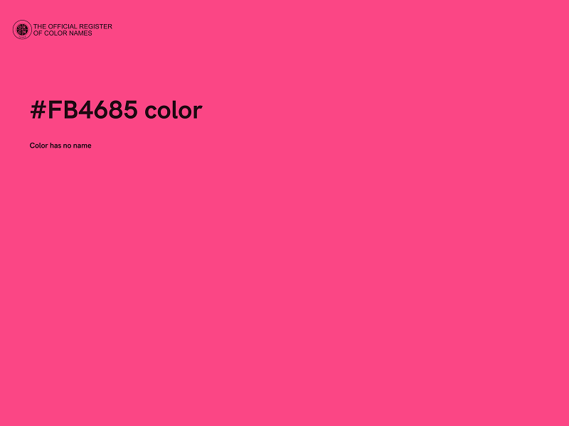 #FB4685 color image