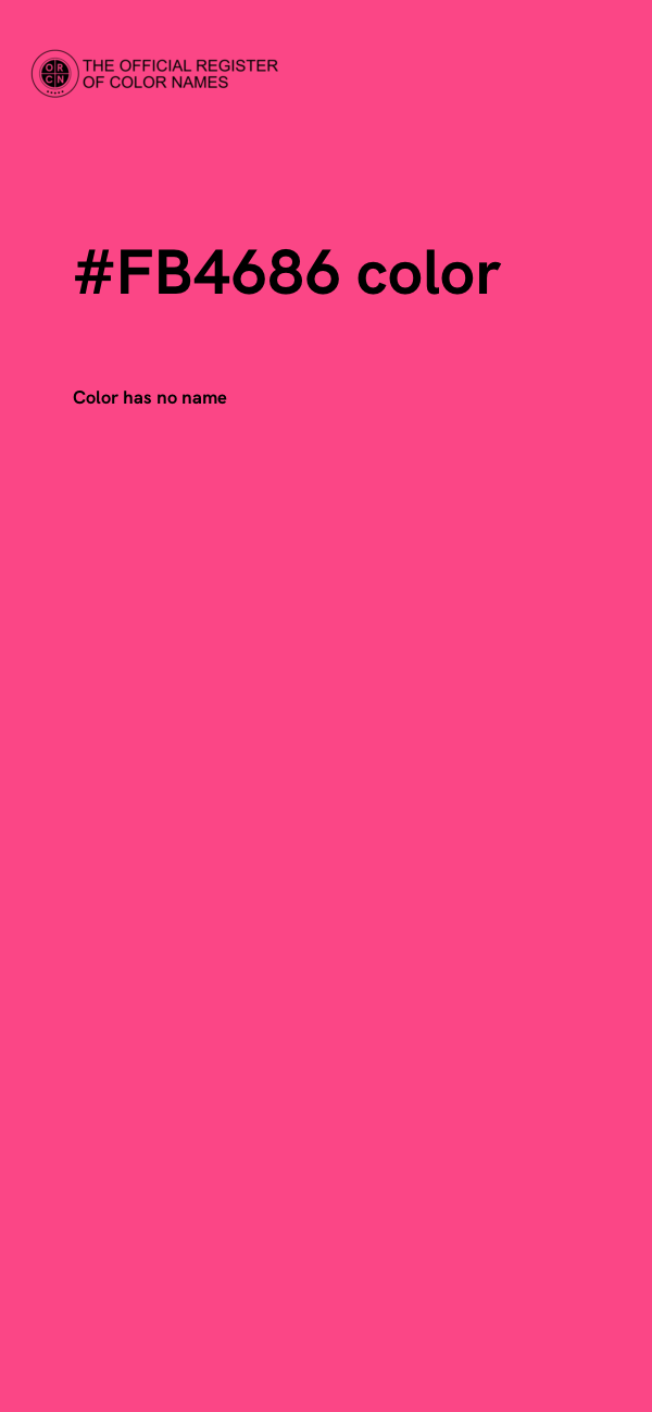 #FB4686 color image