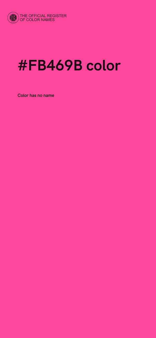 #FB469B color image